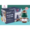 Máy Xay Đa Năng 2 Tay Cầm Kichilachi Phiên Bản Nâng Cấp 2 Quai Cầm Chắc Chắn Xay Đồ Ăn Dặm Cho Bé [BẢO HÀNH 3 THÁNG]