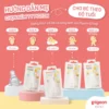 Núm vú cổ hẹp silicone siêu mềm Pigeon (2 cái/vỉ)
