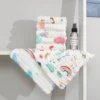 Khăn xô sữa cho bé 6 lớp set 5 khăn sữa Manny mềm mại nhiều họa tiết - Hình ảnh 5