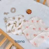 Khăn xô sữa cho bé Boona, Koala, vải sợi muslin cao cấp, mềm mịn - Hình ảnh 3