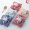 Set 2 Khăn tắm lông cừu siêu mềm, siêu thấm hút - Hình ảnh 3