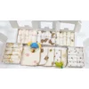 Hộp 5 khăn sữa cho bé 2 lớp chất vải Muslin Organic cao cấp, mềm mịn, thấm hút tốt, an toàn cho trẻ KT 30x30cm - Hình ảnh 5