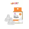 Núm Vú Kichilachi Cổ rộng Plus Real Fit Sử Dụng Cho Bình Sữa Moyuum và Bình Cổ Rộng Thông Dụng - Hình ảnh 2