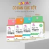 Núm Vú Kichilachi Cổ rộng Plus Real Fit Sử Dụng Cho Bình Sữa Moyuum và Bình Cổ Rộng Thông Dụng