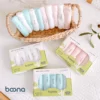 Hộp 5 Khăn Sữa Boona Sợi Tre 2 Lớp Bản Màu Trơn Mềm Mịn - An Toàn Cho Làn Da Của Bé - Hình ảnh 8
