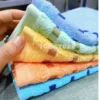 Khăn tắm,khăn quấn hải cẩu dùng cho bé 100% cotton 100x50cm ,120x60cm - Hình ảnh 3