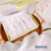 Hộp 5 Khăn Sữa Boona Sợi Tre 2 Lớp Bản Màu Trơn Mềm Mịn - An Toàn Cho Làn Da Của Bé - Hình ảnh 5