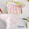Hộp 5 Khăn Sữa Boona Sợi Tre 2 Lớp Bản Màu Trơn Mềm Mịn - An Toàn Cho Làn Da Của Bé - Hình ảnh 7