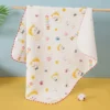 Chăn, choàng ủ, chăn quấn bé chất COTTON TRẦN DỆT KIM thoáng mát, mịn, nhẹ, Chăn xốp bốn mùa cho bé - Hình ảnh 4