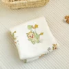 Chăn, choàng ủ, chăn quấn bé chất COTTON TRẦN DỆT KIM thoáng mát, mịn, nhẹ, Chăn xốp bốn mùa cho bé - Hình ảnh 3