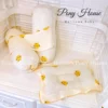 Bộ Gối Chặn Xô Sơ Sinh Taco Xô Muslin Ruột Bông Tự Nhiên Siêu Mềm Mại Chống Giật Mình Cho Bé Sơ Sinh - Hình ảnh 5
