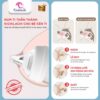 Bình Sữa Cho Bé Kichilachi,chất Liệu Thủy Tinh Tráng Silicon Siêu Nhẹ 150ml/240ml [KÈM NÚM TI] - Hình ảnh 3