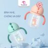 Bình Nước Cho Bé, Bình Tập Uống Nước Cho Bé Kichilachi Hình Khủng Long Dung Tích 240ml/360ml - Hình ảnh 2
