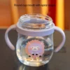 Bình uống nước cho bé Cốc Sippy cho bé Chống rò rỉ và chống rơi Tay cầm cầm cầm tay - Hình ảnh 5