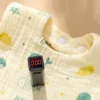Yếm Cotton nguyên chất cho bé 0-1 tuổi Tạp dề ăn nhẹ có thể giặt được cho bé sơ sinh Yếm - Hình ảnh 5