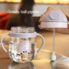 Bình uống nước cho bé Cốc Sippy cho bé Chống rò rỉ và chống rơi Tay cầm cầm cầm tay - Hình ảnh 9
