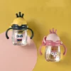 Bình Tập Uống Nước Cho Bé Có Van Chống Sặc 250-350ml - Hình ảnh 4