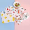 Yếm Xô Sữa Tam Giác 6 Lớp Set 5 Chiếc Mềm Mại Cho Bé Nhiều Họa Tiết Dễ Thương - Hình ảnh 6