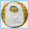 yếm dán Trắng JOU cho bé trai, bé gái- Chất vải cotton 100% mềm, mịn, thấm hút tốt - Hình ảnh 4