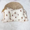 Gối cho bé sơ sinh, gối xô cho bé chống lõm đầu phong cách hàn quốc thấm hút mồ hôi cực kỳ tốt kích thước 22x32cm - Hình ảnh 8