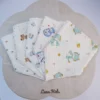 Khăn yếm xô tam giác Organic Muslintree 4 lớp cao cấp cho bé sơ sinh, bé trai, bé gái - Hình ảnh 2