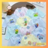 Túi 10 Áo sơ sinh cotton cao cấp JOU | Mẫu Tay Dài Cài Lệch Màu - Hình ảnh 5