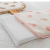 Gối cao su non, Áo gối bọc xô MUSLIN thoáng mát cho bé sơ sinh - Hình ảnh 3