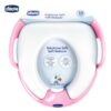 Bệ ngồi thu nhỏ bồn cầu toilet Quảng Châu xanh hồng trắng - Hình ảnh 3