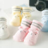 Lố 12 đôi vớ tất thú sơ sinh – mẫu 12 thú sọc thun Cotton Có Chống Trượt Xinh xắn cho bé - Hình ảnh 9