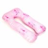 Gối ôm chữ U cho bà mẹ bầu vải cotton Hàn Quốc - Hình ảnh 3