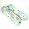 Gối ôm chữ U cho bà mẹ bầu vải cotton Hàn Quốc - Hình ảnh 4