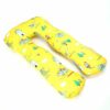 Gối ôm chữ U cho bà mẹ bầu vải cotton Hàn Quốc - Hình ảnh 7