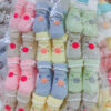 Lố 12 đôi vớ tất thú sơ sinh – mẫu 12 thú sọc thun Cotton Có Chống Trượt Xinh xắn cho bé - Hình ảnh 16