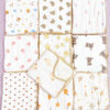 Chăn Xô Hè Organic Molli Bo Viền Len Muslin Cao Cấp Phong Cách Hàn Quốc Nhẹ Mềm Mịn Không Bụi - Hình ảnh 3